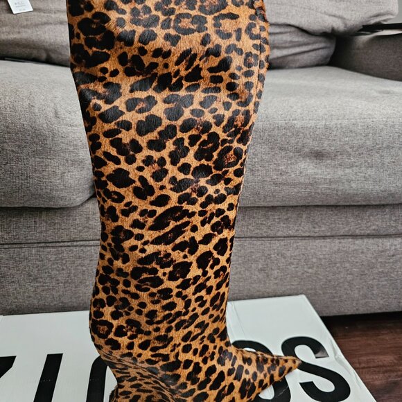 Schutz Siena Leopard Boot NWT - Picture 3 of 10